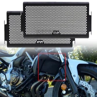 cnc radiator grille guard cover protector mt 07 mt07 fz07 2014 2016 2017 2018 motorcycle cooler shroud for yamaha xsr700 xsr 700