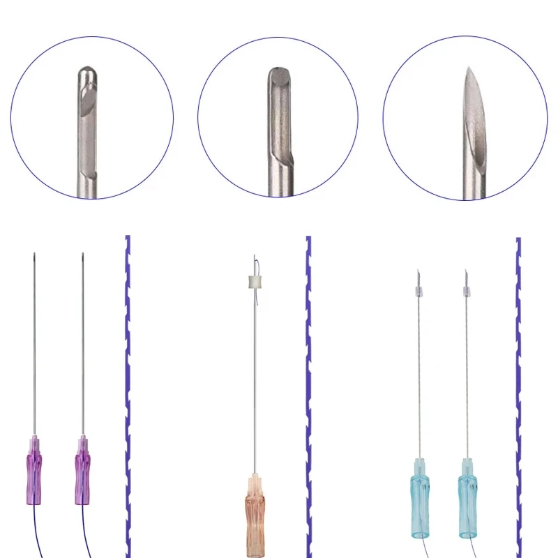 

Free Shipping 20pcs /30pcs/50pcs Pdo Thread Lift Mono/Mono Screw26G 27G 29G 30G Cog L 3D4D6D For Face Fox Eyes Nose Neck Liting