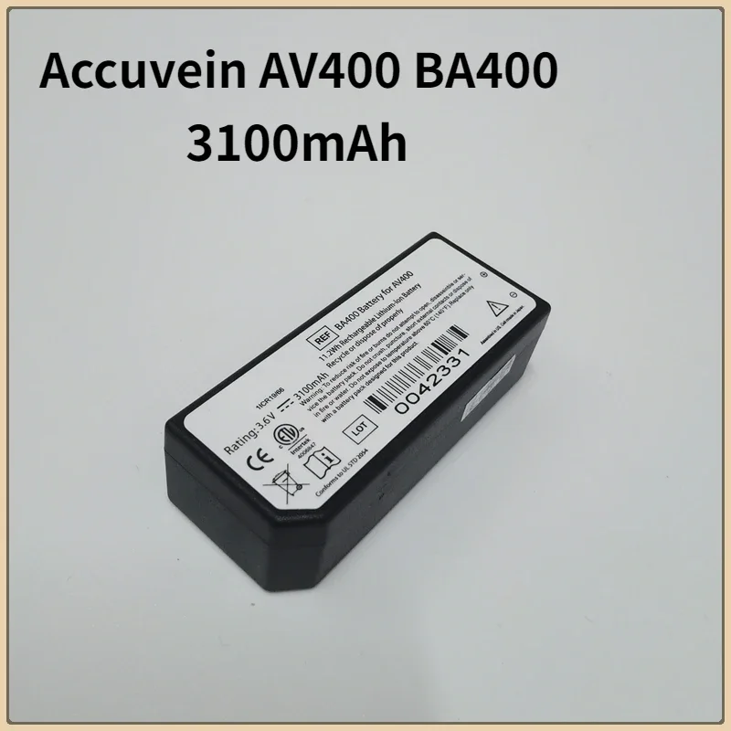 Аккумулятор для визуализации AccuVein BA400 3 6 В 3100 мАч