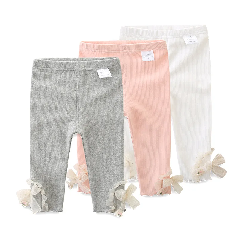 

Леггинсы для девочек, повседневные длинные леггинсы с эластичным поясом на весну и осень, 2023