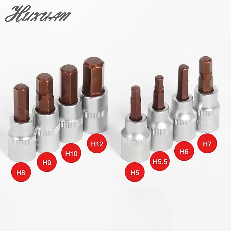 3 5-дюймовые торцевые головки Torx T20/30/40/45/50/3/8 S2 сталь длина 48 мм серебристый