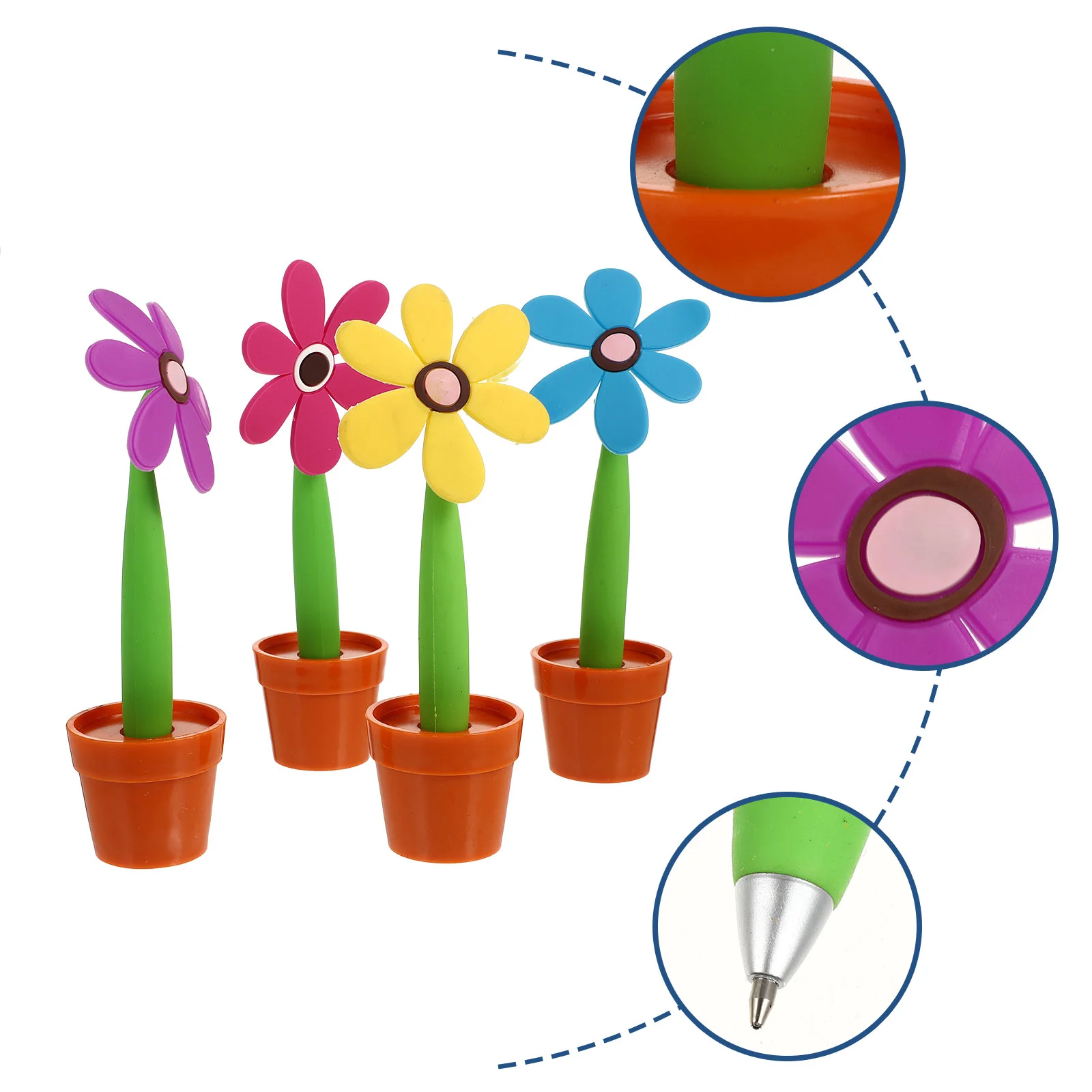 

4pcs Ballpoint Pen Ink Pen Creative Gift Pen