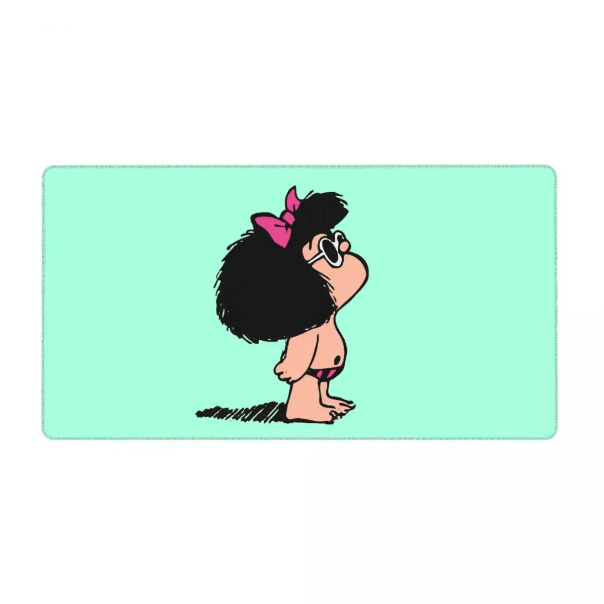 

Mafalda с купальником, коврик для ноутбука, мышь, коврик для клавиатуры, мыши, милый мультяшный большой коврик для мыши с принтом для геймеров