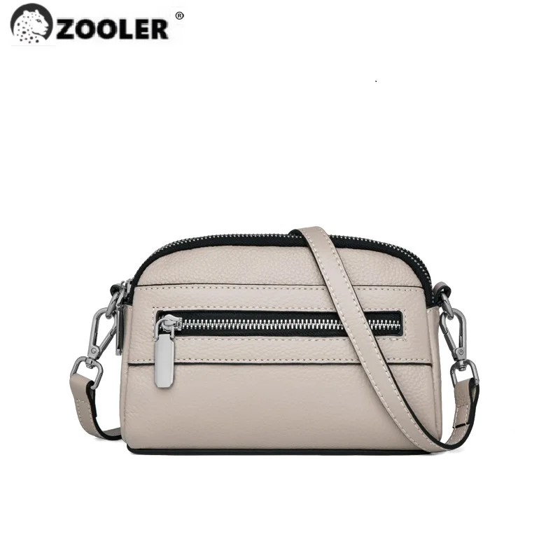 Limited ZOOLER Original New Bag 100% Genuine Leather Women Shoulder Messenger Bags Crossbody Zipper Open Purse Fashion#SC1083