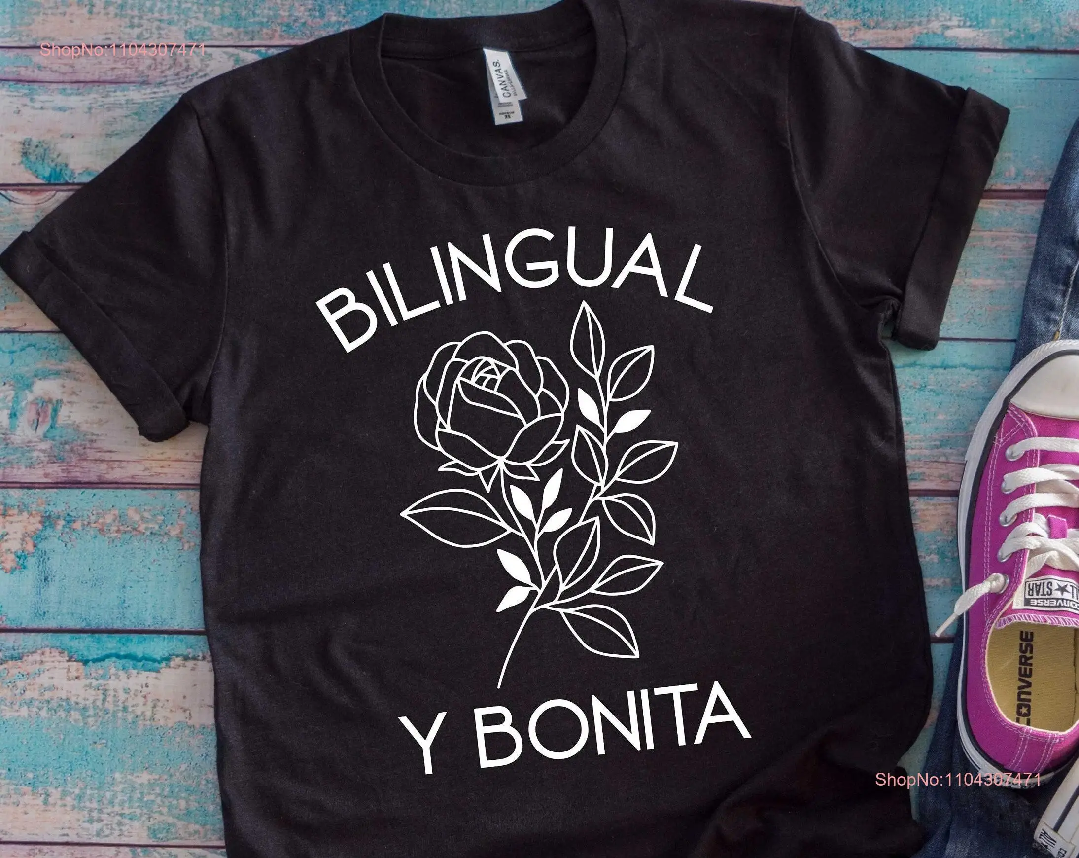 Двуязычная рубашка y bonita Maestra для учителя латина испанская бикокультурная