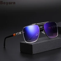 boyarn retro punk square sunglasses mens fashion steampunk metal frame sun glasses shades uv400 eyewear gafas de sol