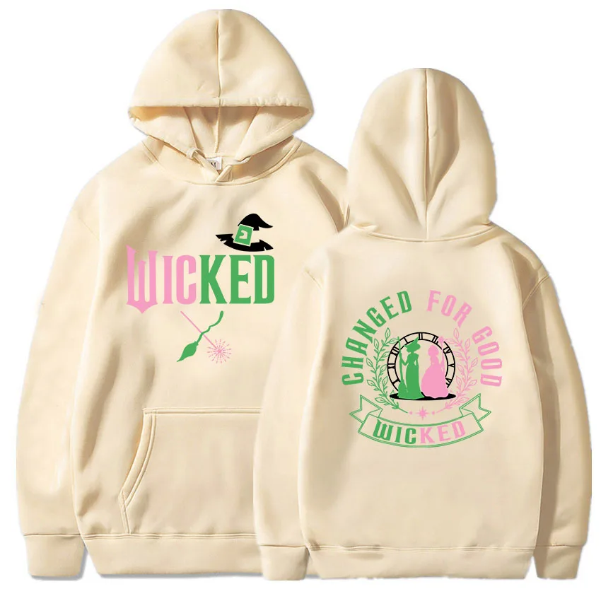 Changed for Good Wicked Фэнтезийные фильмы Толстовки с графическим рисунком Одежда для
