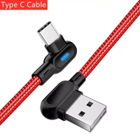 for samsung s10 s9 s8 xiaomi huawei lg android microusb usb c charger90 degree 0 25m 1m fast charging micro usb type c cable