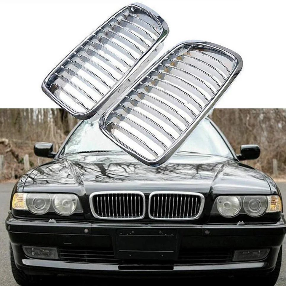 1 пара хромированной передней решетки для почек для BMW 7-Series E38 730IL735I725Tds728I750I седан 1994-2001, передняя решетка, ремонт (art.: 3920ca3d30f32) - 3920ca3d30f32