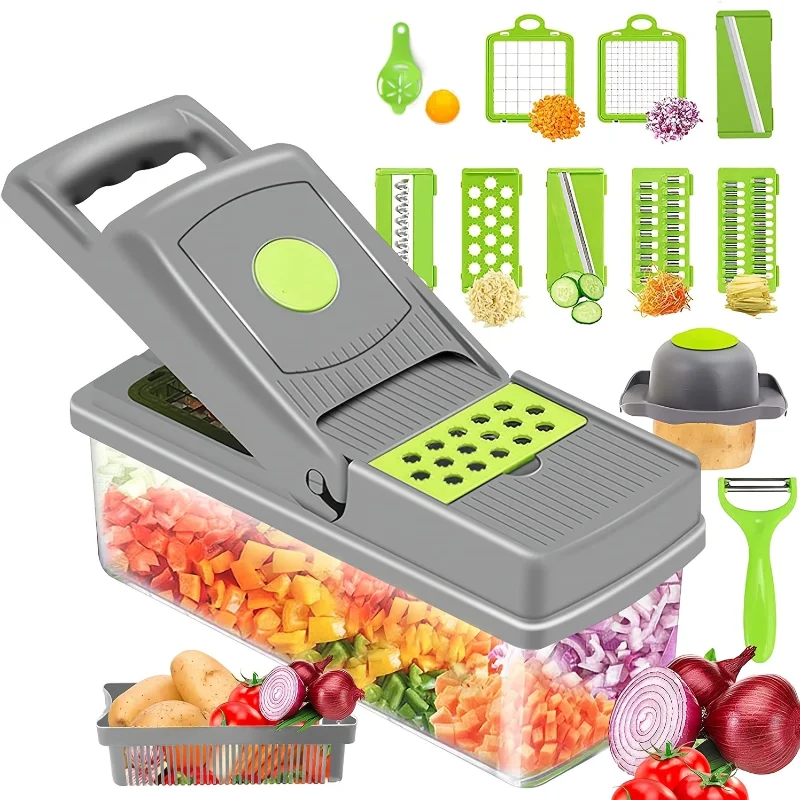 

Измельчитель для фруктов, картофеля, моркови, 12 в 1
