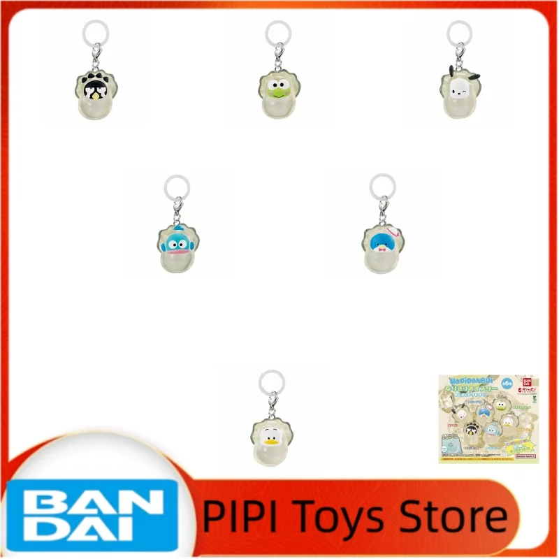 Фото Оригинальные аксессуары Bandai HAPIDANBUI Narikiri Oyster Mejirushi, детские игрушки Pochacco, подарки на день рождения, коллекционные предметы №1