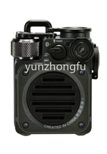 

Подходит для портативного радио, беспроводного Bluetooth-аудио, для улицы, водонепроницаемый металлический корпус