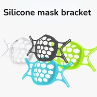 1 set silicone face mask bracketimproved breathability cup for a lipstick protectivecompatible most maskswashable mask holder