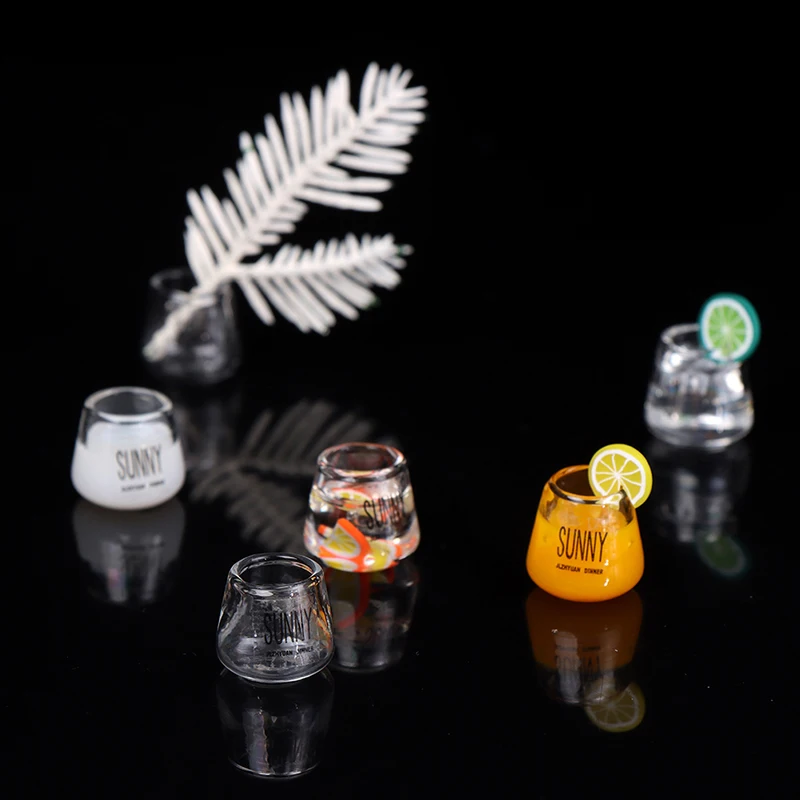 Миниатюрная кружка для кукольного домика лимона напитков модель реквизит