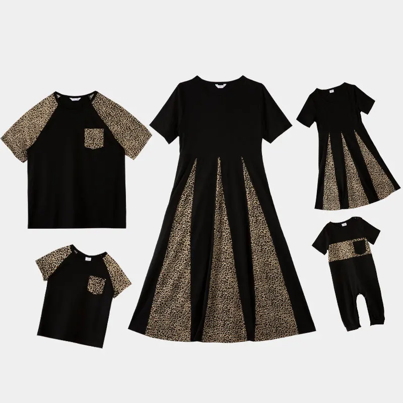 Семейные одинаковые наряды элегантное платье для девочек и мальчиков футболки
