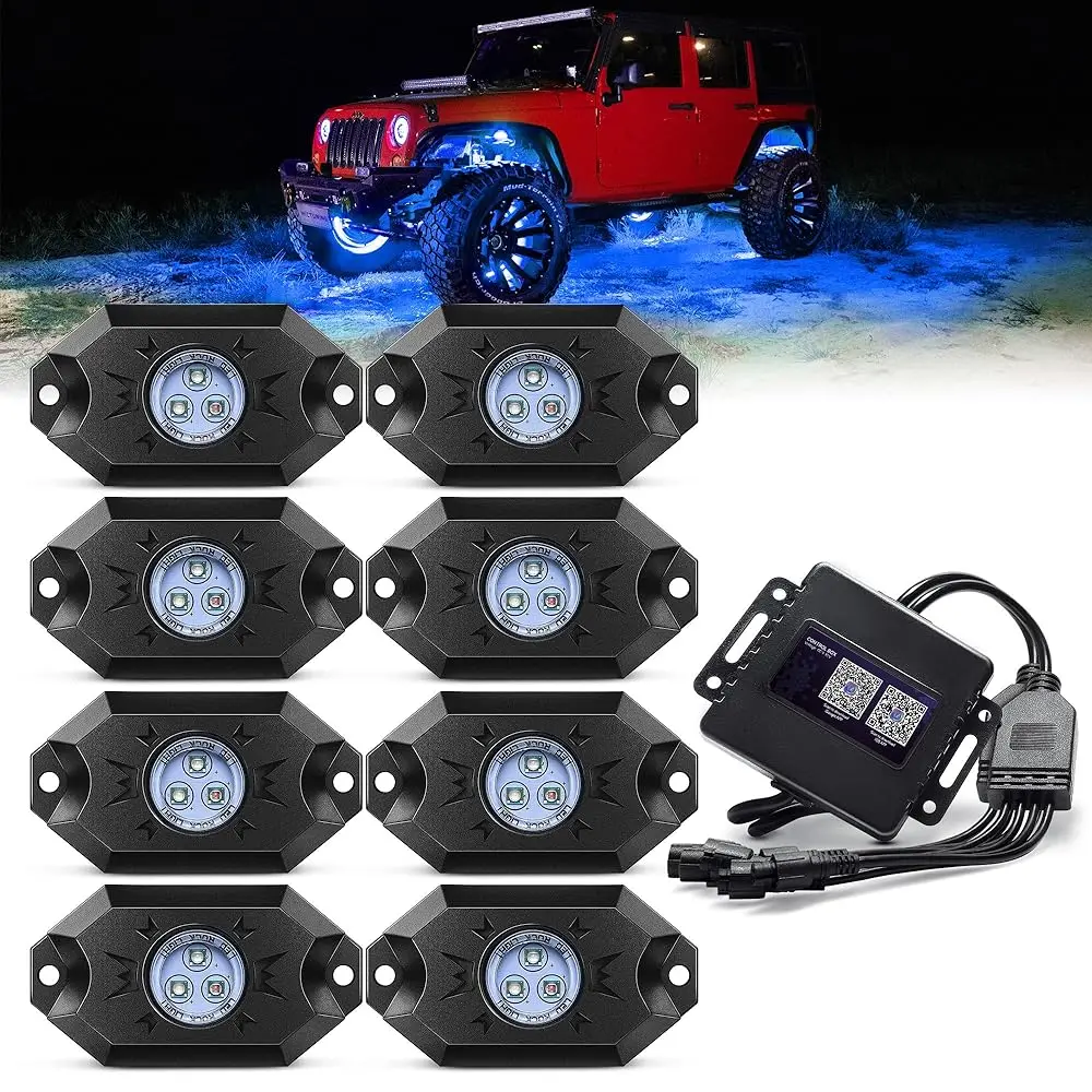 

Беспроводной контроллер MICTUNING CM 4 Pods RGB, неоновые LED лампы с дистанционным управлением через приложение для прослушивания музыки