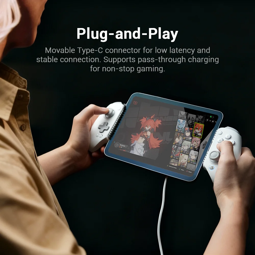 Фото Игровой контроллер Gamesir G8+ MFI для iPhone, iPad mini, телефонов и мобильных устройств с разъемом Type-C, официально сертифицированный Apple. №5