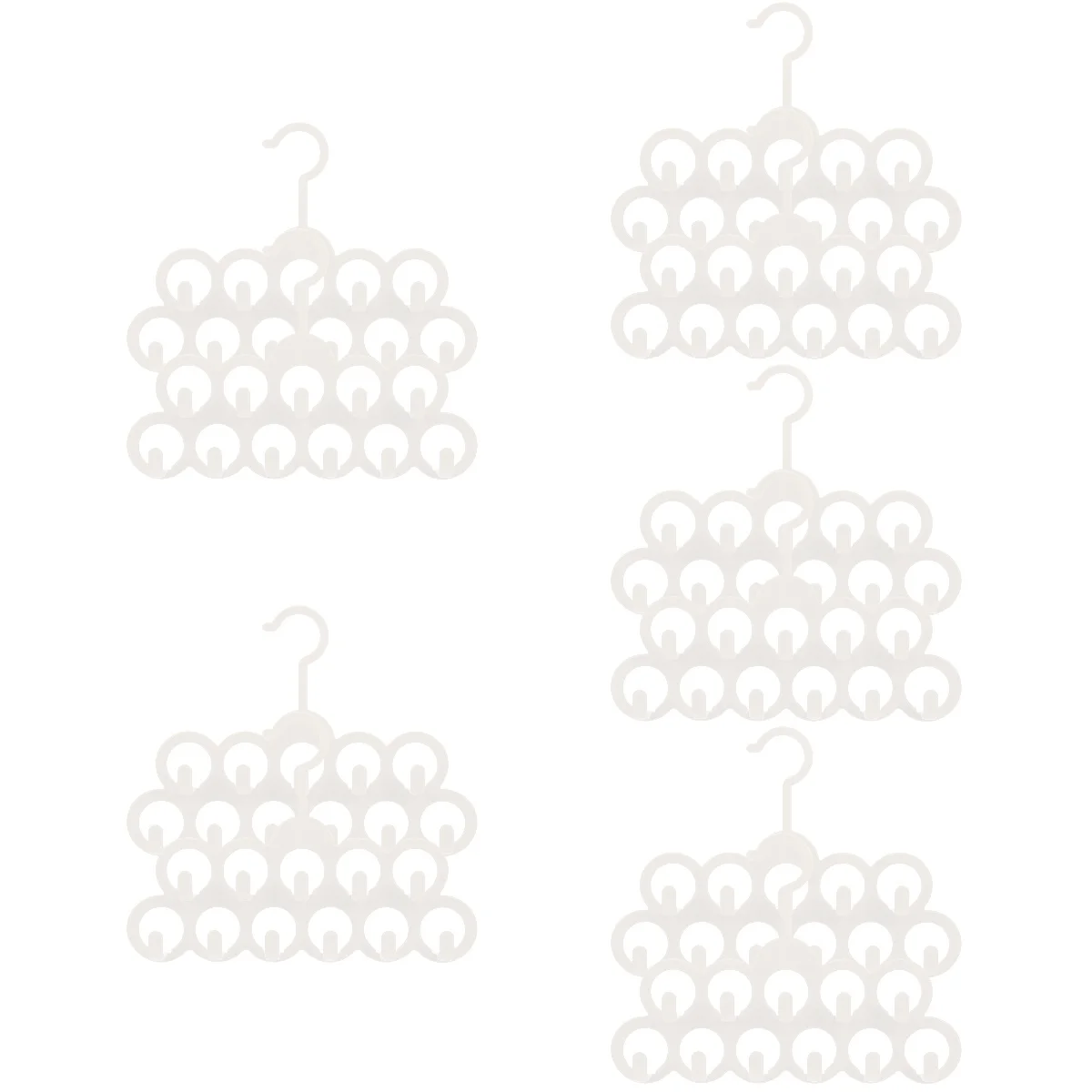 

10 Multi-hole Clothes Hanger Organizers and Storage for Bathroom Kitchen Bedroom
