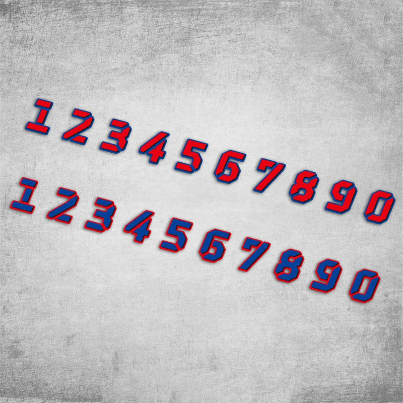 

Car Sticker Blue Red Decal Font Body Racing Number Sticker For Honda Yamaha Suzuki Kawasaki Motorcycle Racing Decals Waterproof