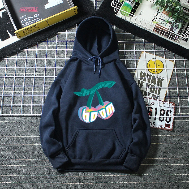 

Толстовка Y2K для мужчин и женщин, Модный свитшот в стиле Харадзюку, худи с мультяшным принтом «журавль», свитшот, уличная одежда