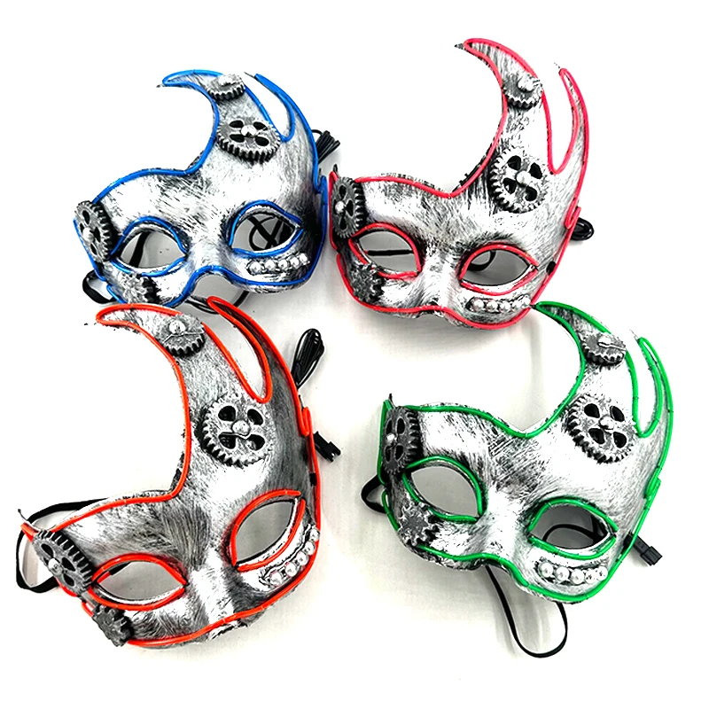 Женская маска на половину лица в стиле стимпанк украшение для Хэллоуина