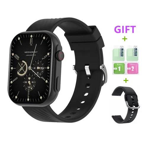 Умные часы BWSMRIG для мужчин и женщин, спортивные Смарт-часы с поддержкой Bluetooth, пульсометром, мониторингом сна, для iOS и Xiaomi