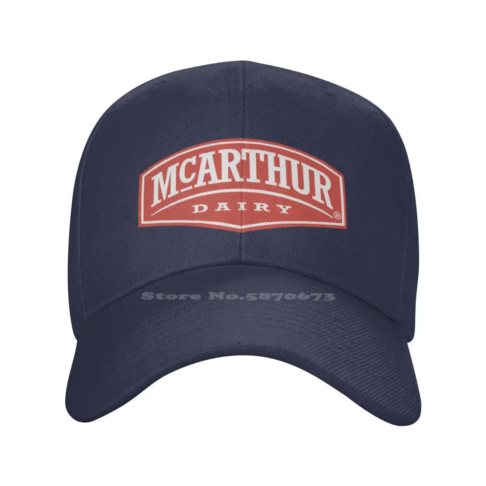

McArthur Dairy Logo Fashion quality Denim cap Knitted hat Baseball cap