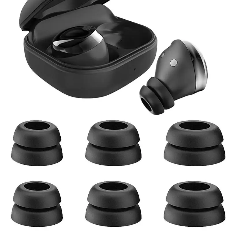 

Силиконовые насадки для наушников Samsung 2 Pro, Нескользящие, 6 шт.