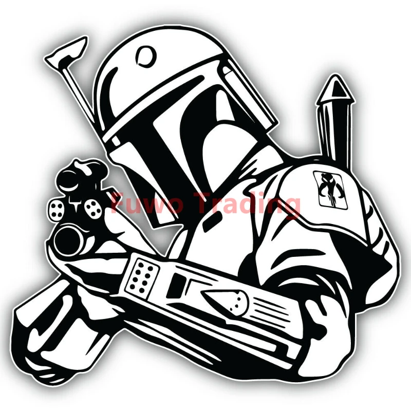 

Fuwo Trading Cross Country Sticker Planet Cartoon Sith Trooper Creative Car Sticker Waterproof Personality Steam Decoration