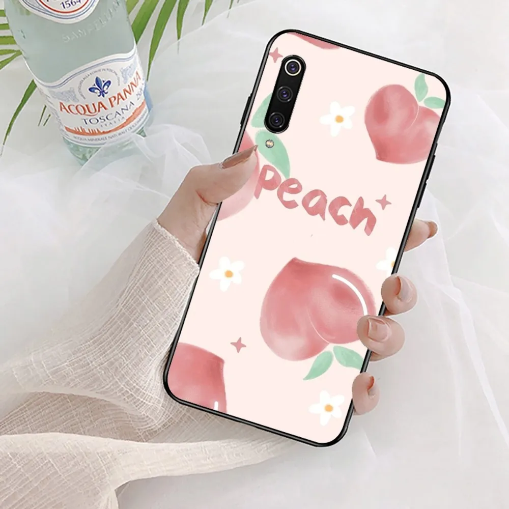 Чехол для телефона с изображением фруктов персика Xiaomi Mi 5X 8 9 10 11 12 lite pro 10T PocoX3pro PocoM3