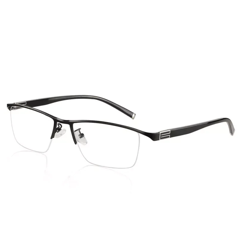

Transition Photochromic Smart Reading Glasses Men Progressive Multi- Business Eyewear Anti-Blue Ray Half-Frame Glasses