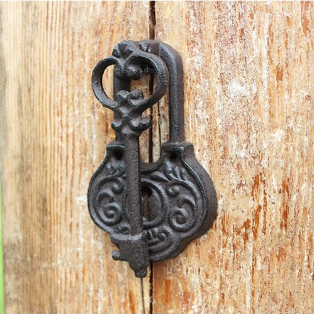 Европейские креативные чугунные изделия дверная ручка в стиле ретро кованая