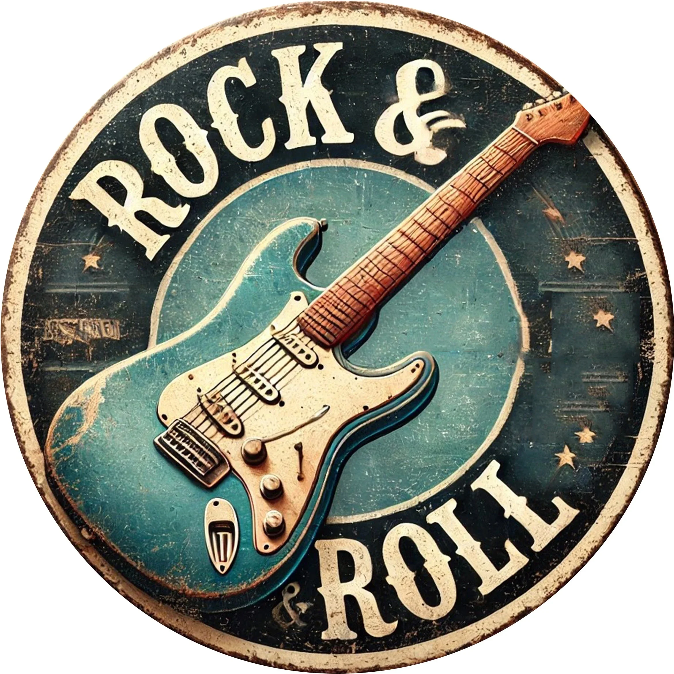 

Металлическая табличка HELLOYOUNG Rock & Roll