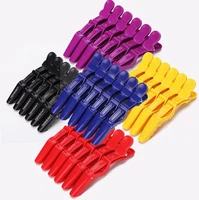 6pcs professional matte sectioning clips clamps hairdressing salon hair grip crocodile hairdressing hair style barbers clips