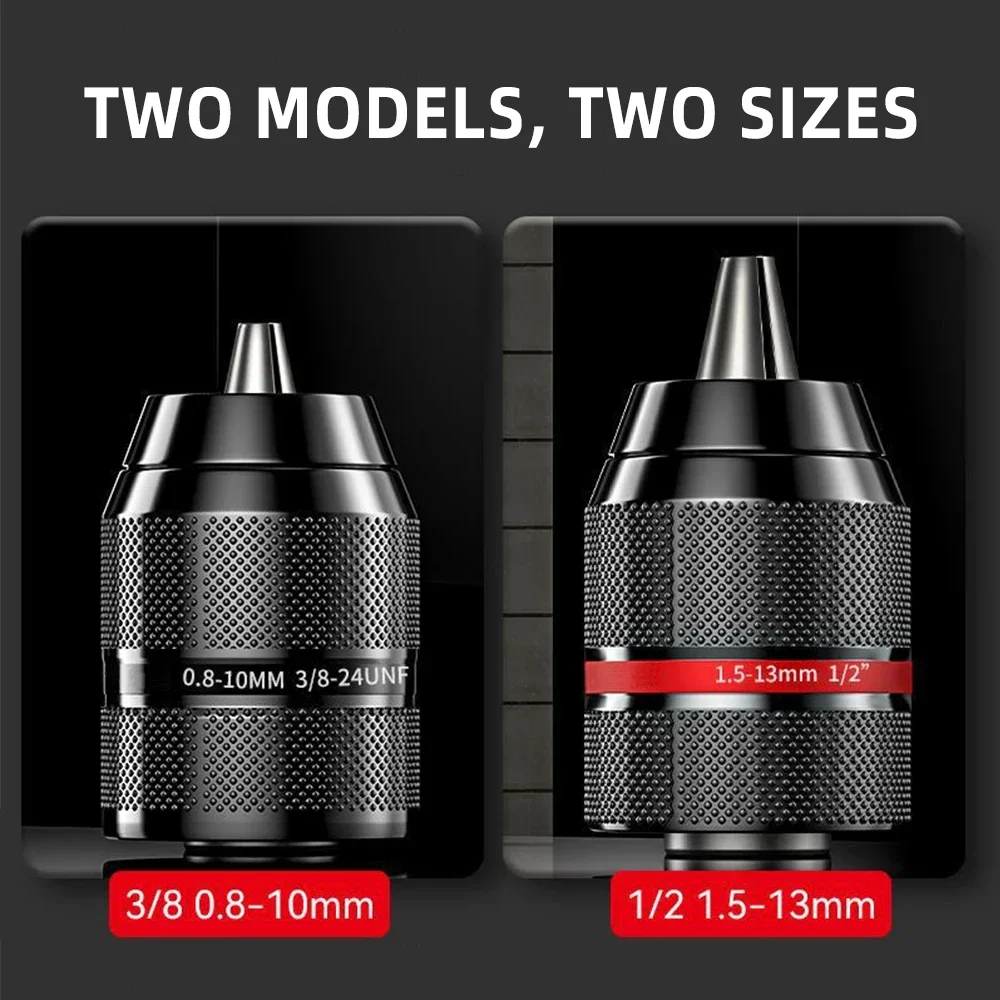 Самоблокирующийся металлический Зажимной патрон 10/13 мм