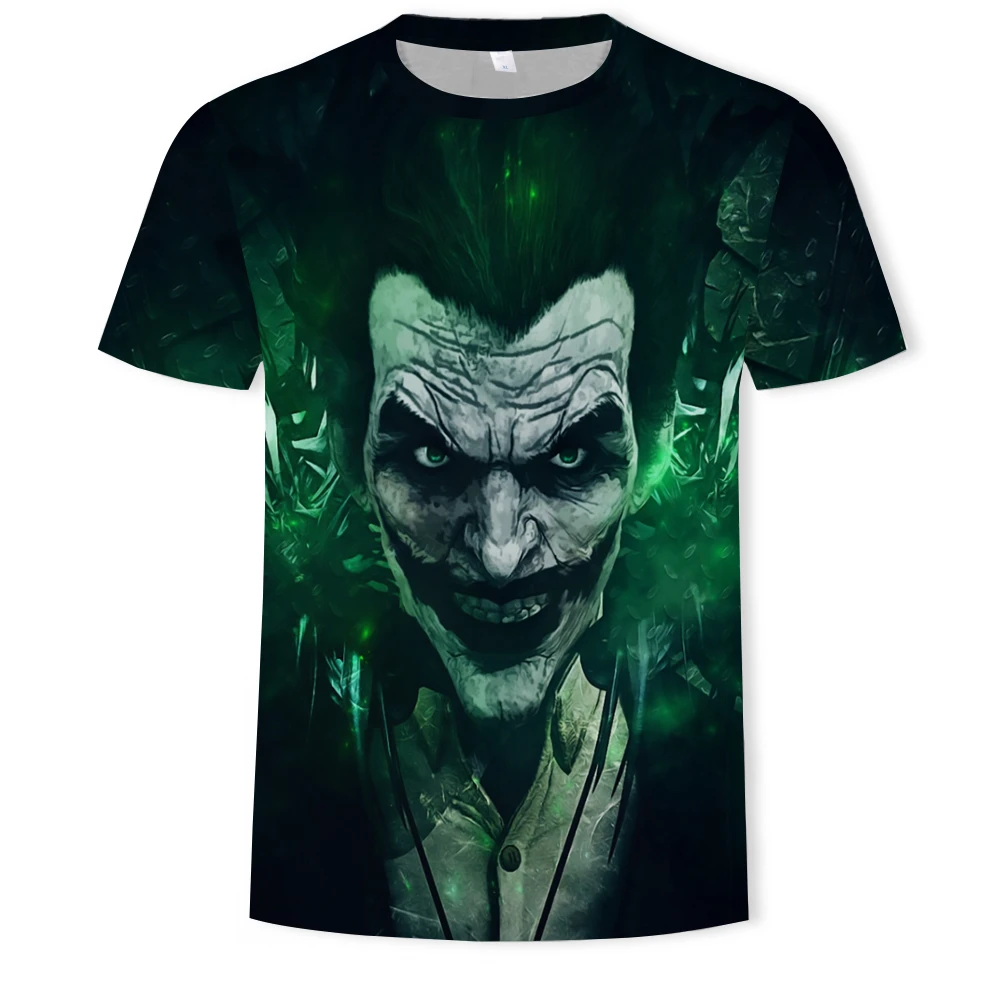 

Horror casual sports T-shirt short-sleeved O-neck T-shirt summer 2022 hot sale men's T-shirt fashion 3D handsome