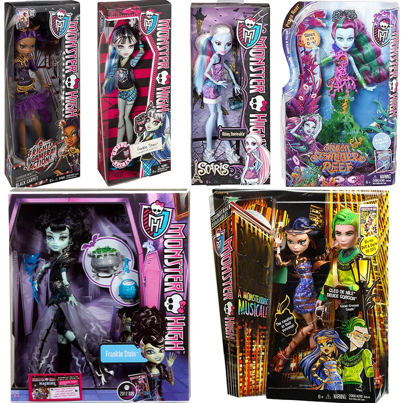 Original Monster High Ghouls Rule Frankie Stein Doll Scaris 