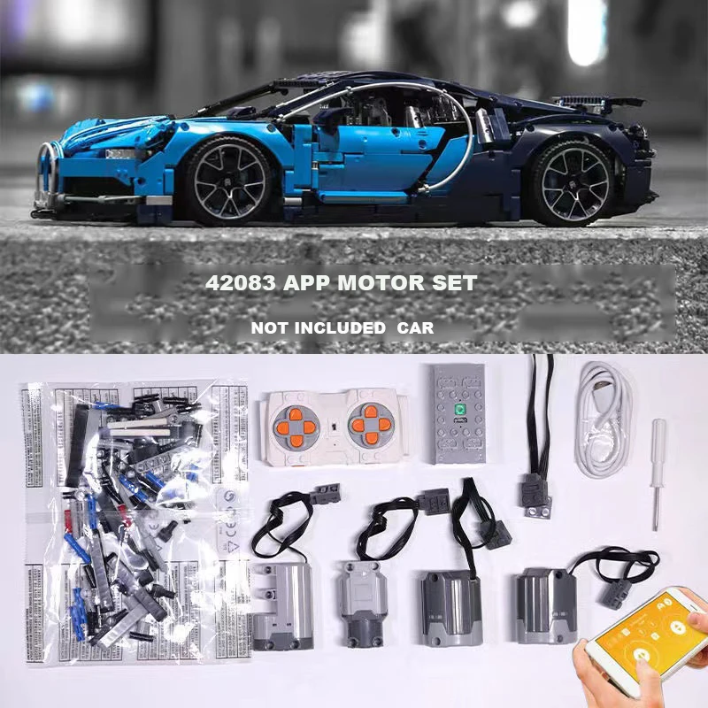 Новое приложение для управления двигателем модификации Bugatti 919 RC набор 42096 42056 42083