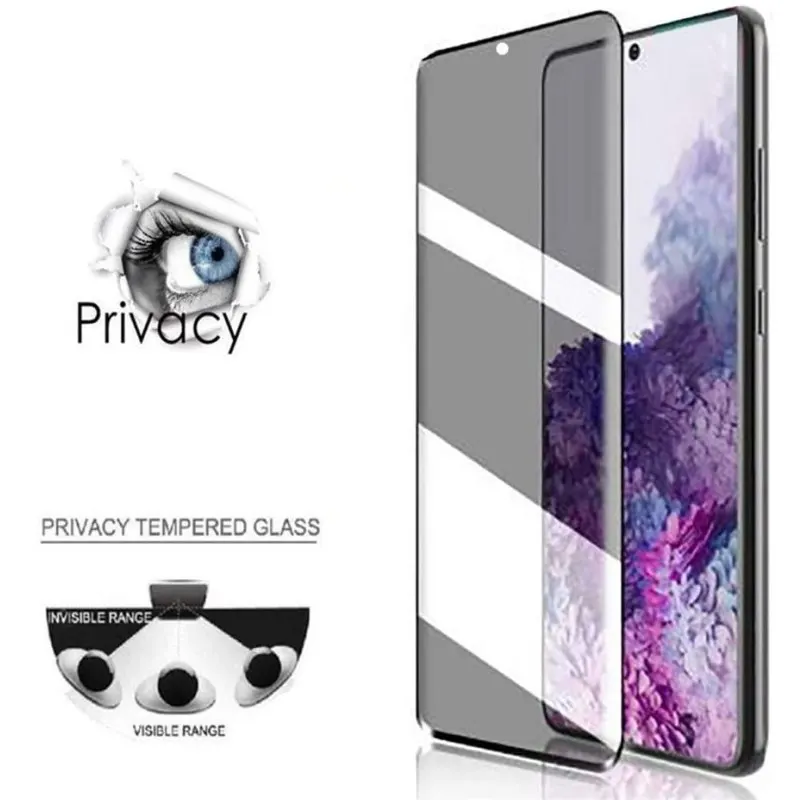 

2Pcs Privacy Screen Protector For OnePlus 10 9 8 Pro 9R 9RT 8T Full Glue Tempered Glass Anti Spy Glare Frontier Protective