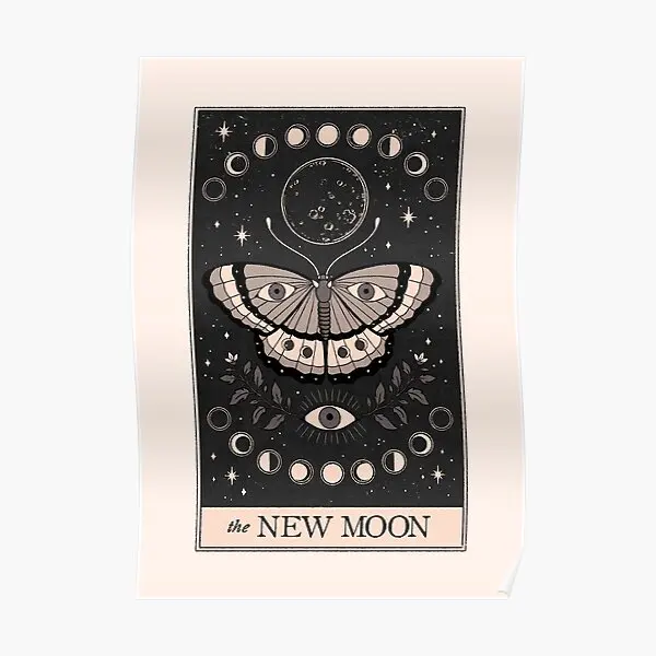 

The New Moon Poster Vintage Painting Home Mural Decor Picture Room Decoration Modern Art Funny Print Wall No Frame