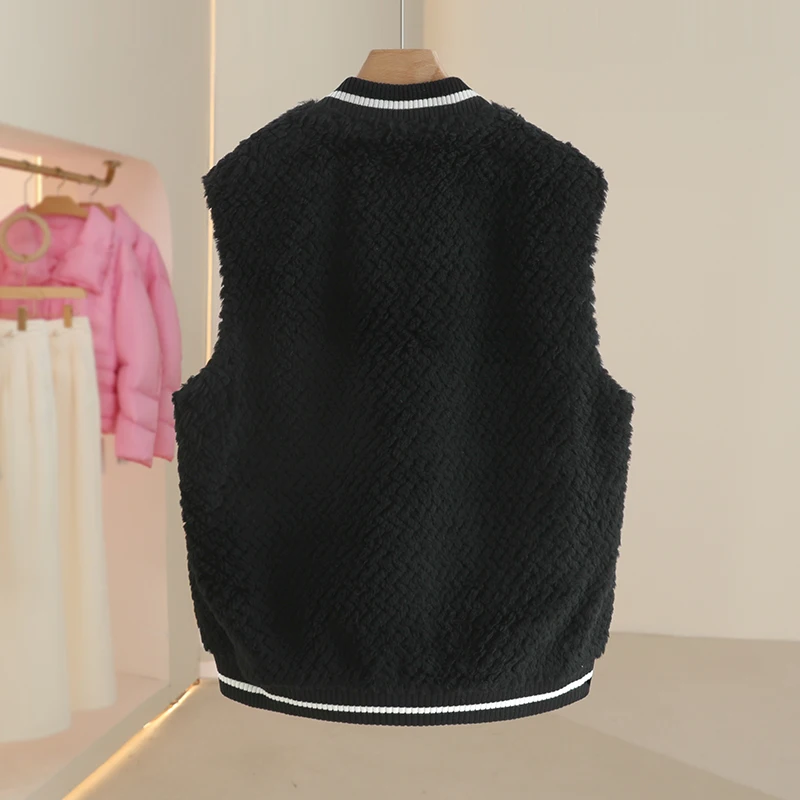 Тяжелая рекомендация [**] 00 ~ шерстяной высококачественный жилет Sense топ 2024 зимняя