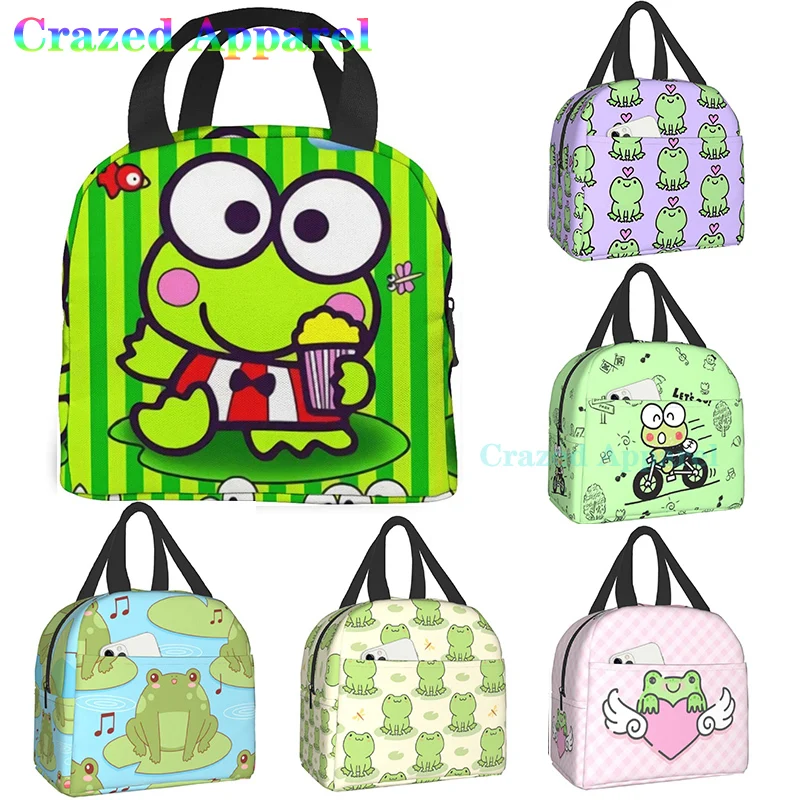 Lovely Little Frog with Winged Heart Print Lunch Box, Kawaii