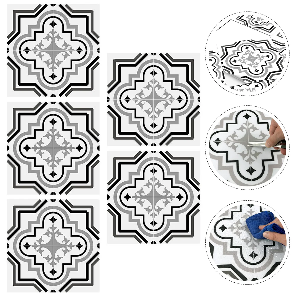 

Плитка, настенная наклейка, s-образный стикер, наклейка для заднего брызга, напольная плитка, наклейки для кухни, водонепроницаемые, самокле...