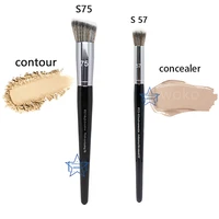 s75 contour foundation brush angled contour foundation brush profession flat angled synthetic hair face contour makeup tool