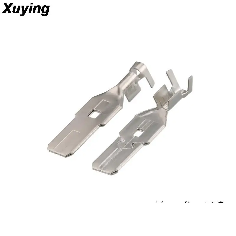 

100pcs 9.5 series car large current sheathed copper wiring terminal insert pin DJ613-9.5 * 1.2 C