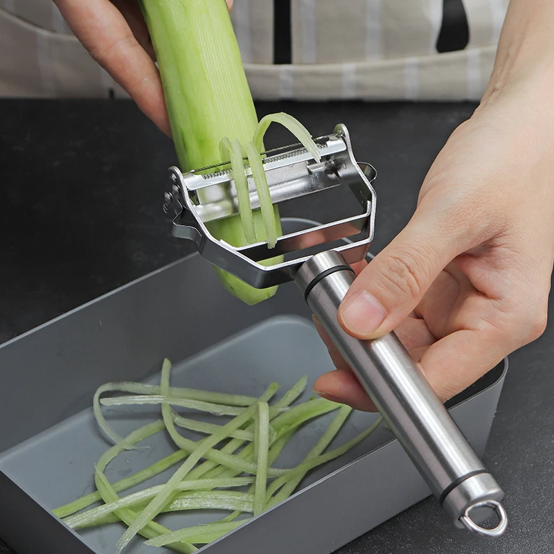 Multifunction Stainless Fruit Vegetable Peeler Potato Carrot Grater Cucumber Melon Gadget Julienne Tools Kitchen Accessories