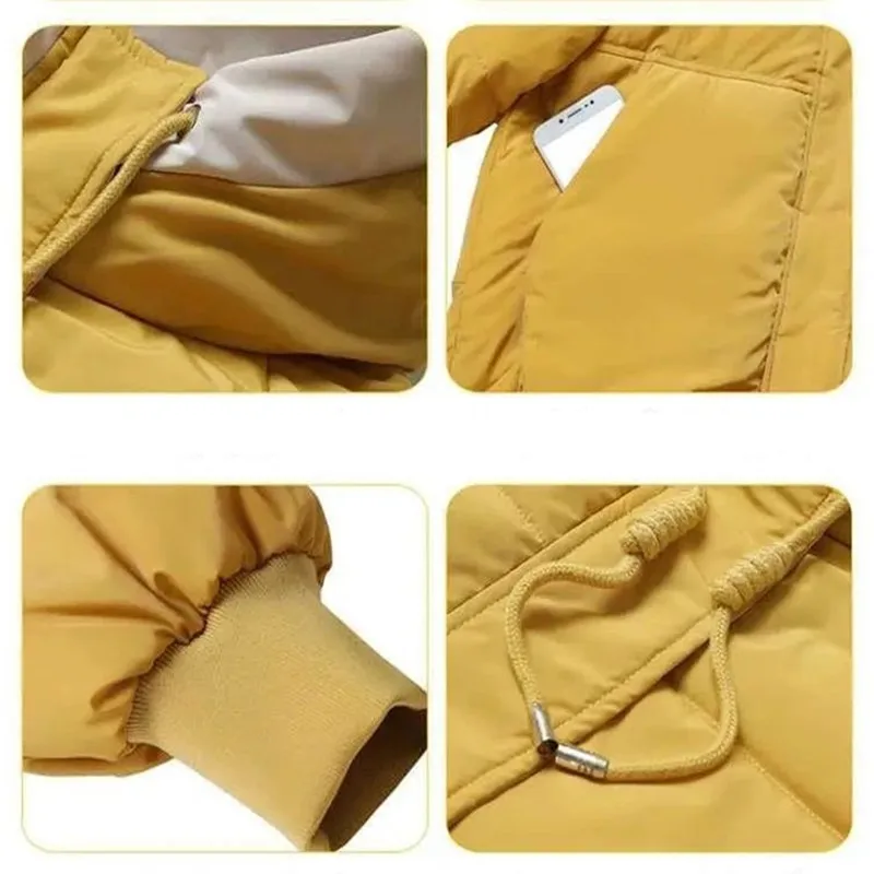 Women's Down Jacket 2022 Down Jacket Women Korean Parkas Thick Coats Winter Down Coats Puffer Jacket with Hat Oversized Coats