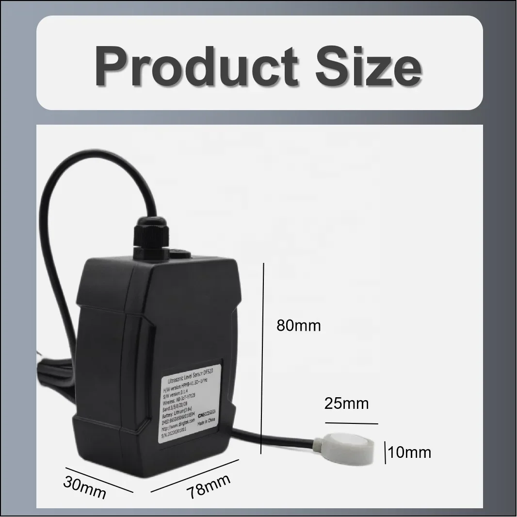 Противоугонный ультразвуковой датчик уровня топлива для управления топливом