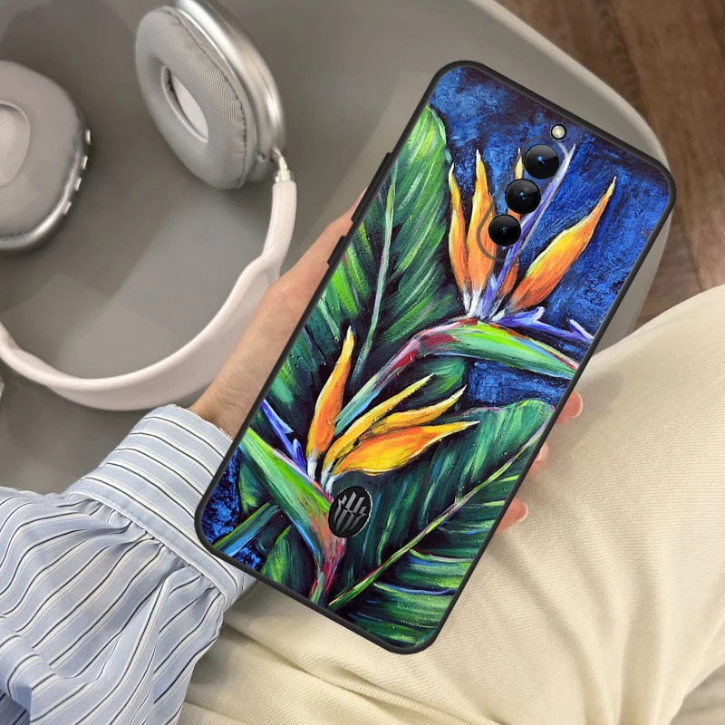 Чехол Tropical Paradise Hawaiian Birds для Red Magic 10 Pro Plus 9 8 7 6 5G 5S 6R RedMagic 10S 8S 7S 9S Cover
