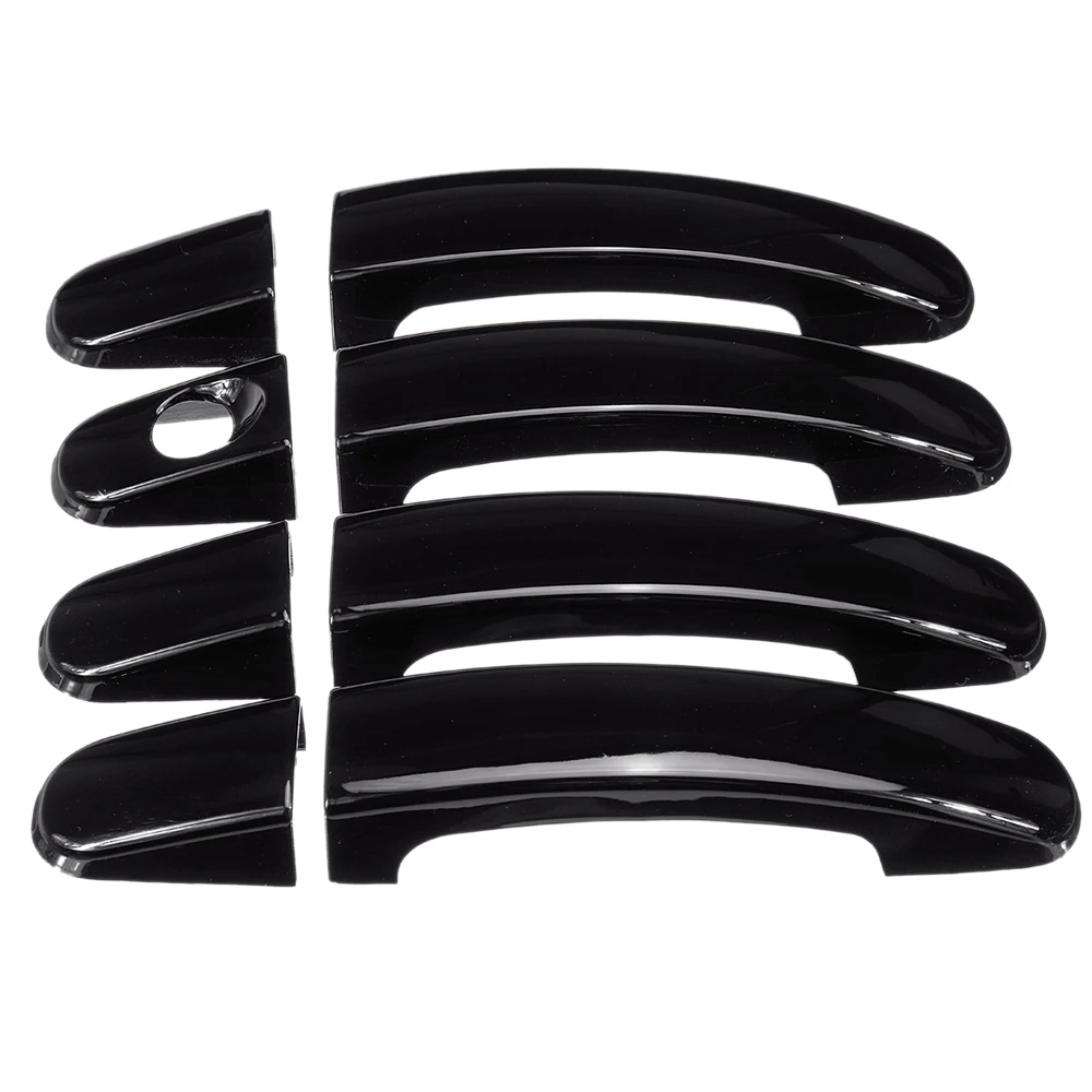 

8 PCS/SET Car ABS Glossy Black 4 Door Handle Covers for Ford Focus Escape Kuga Ranger 2013 2014 2015 2016 2017 2018